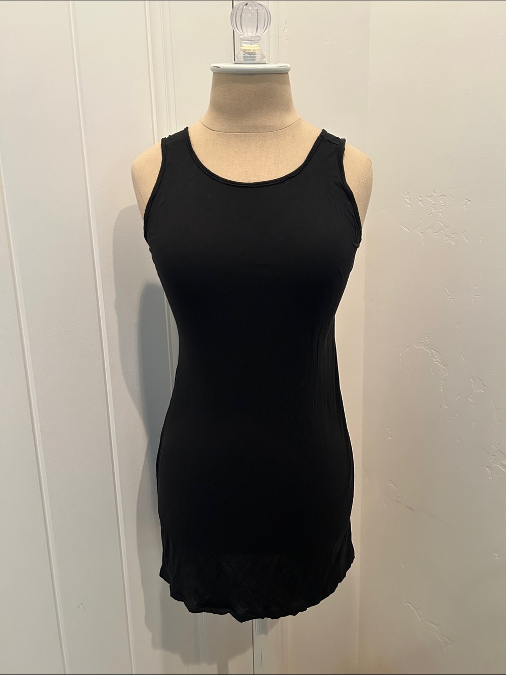 Hussein Chalayan Black Tank Top/Dress